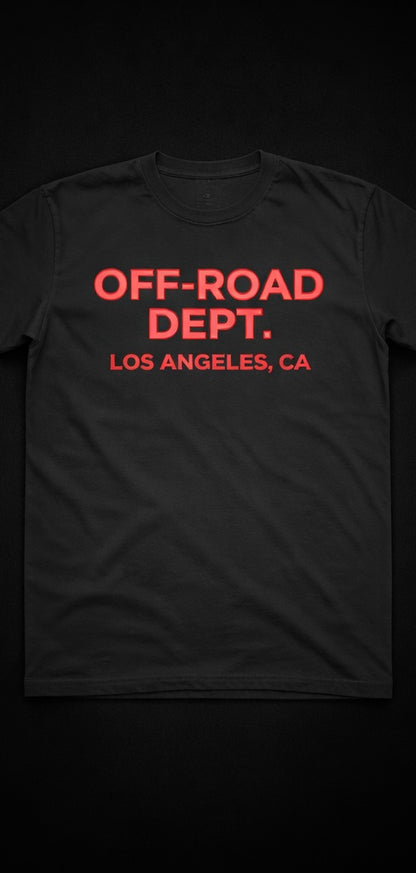 RED OFF-ROAD DEPT. T-SHIRT